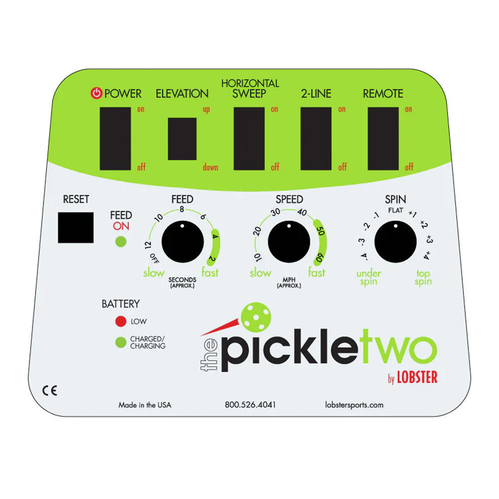 The Pickle Two Ball Machine by Lobster | Pickleball Sports