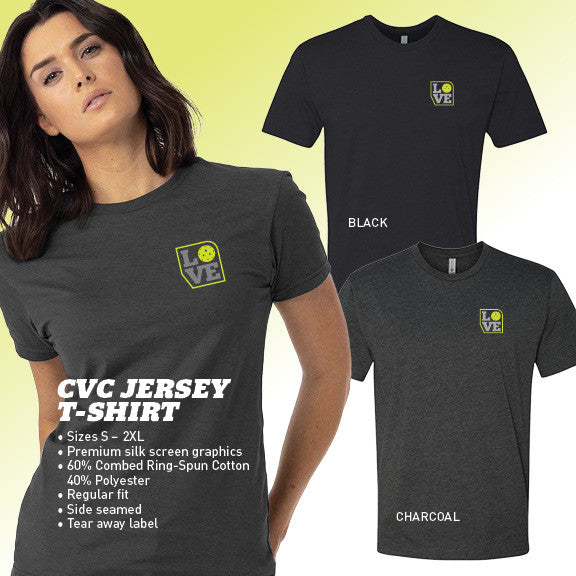 ZER002 PB Love T-Shirt - Unisex | Pickleball Sports