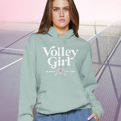 ZER002 Volley Girl Hooded Sweatshirt - Unisex | Pickleball Sports