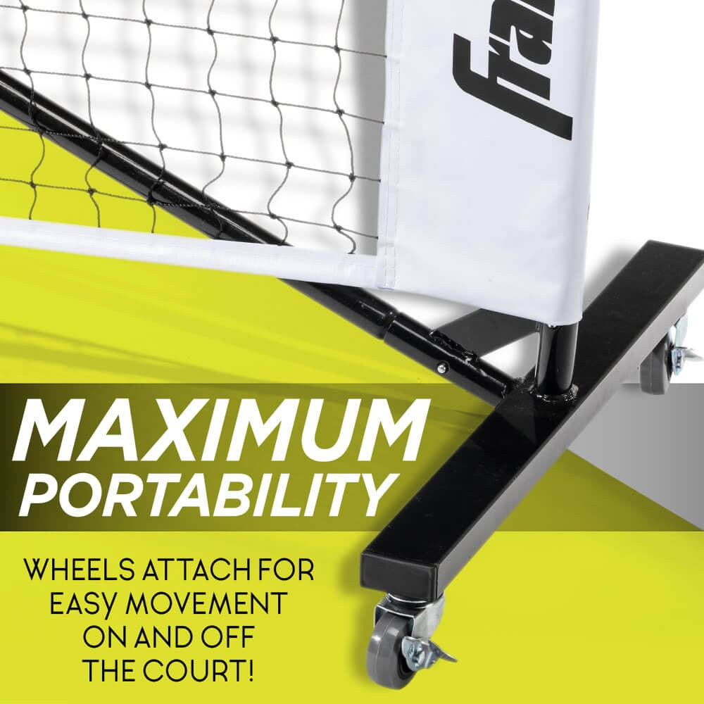 Franklin Portable Pickleball Net System with Wheels | Pickleball Sports