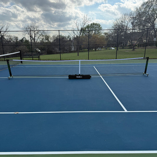 OnCourt OffCourt PickleNet Plus on Wheels | Pickleball Sports