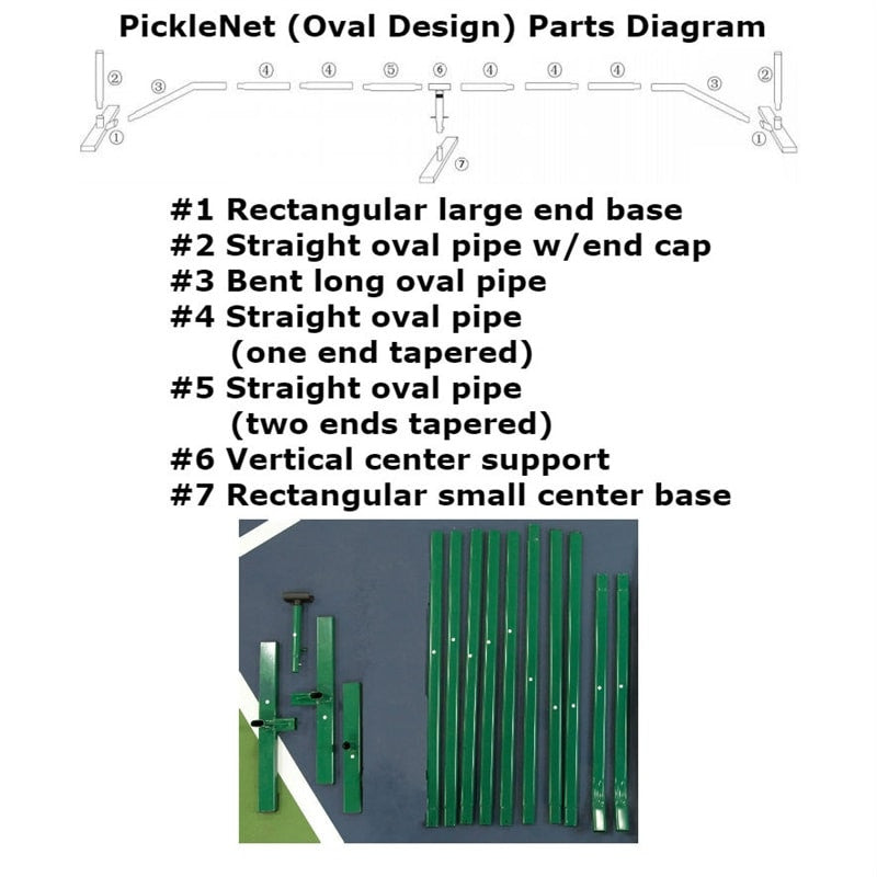PickleNet Portable Net (Oval Design) Replacement Parts | Pickleball Sports