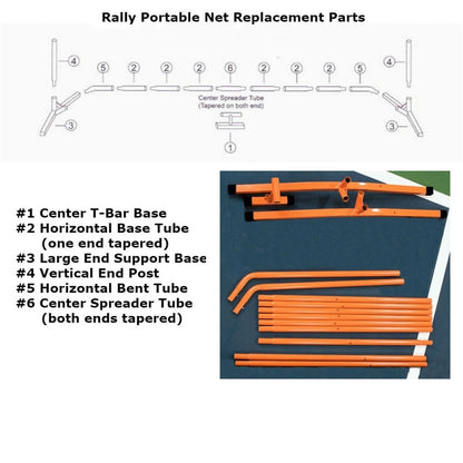 Rally Portable Net Replacment Parts | Pickleball Sports