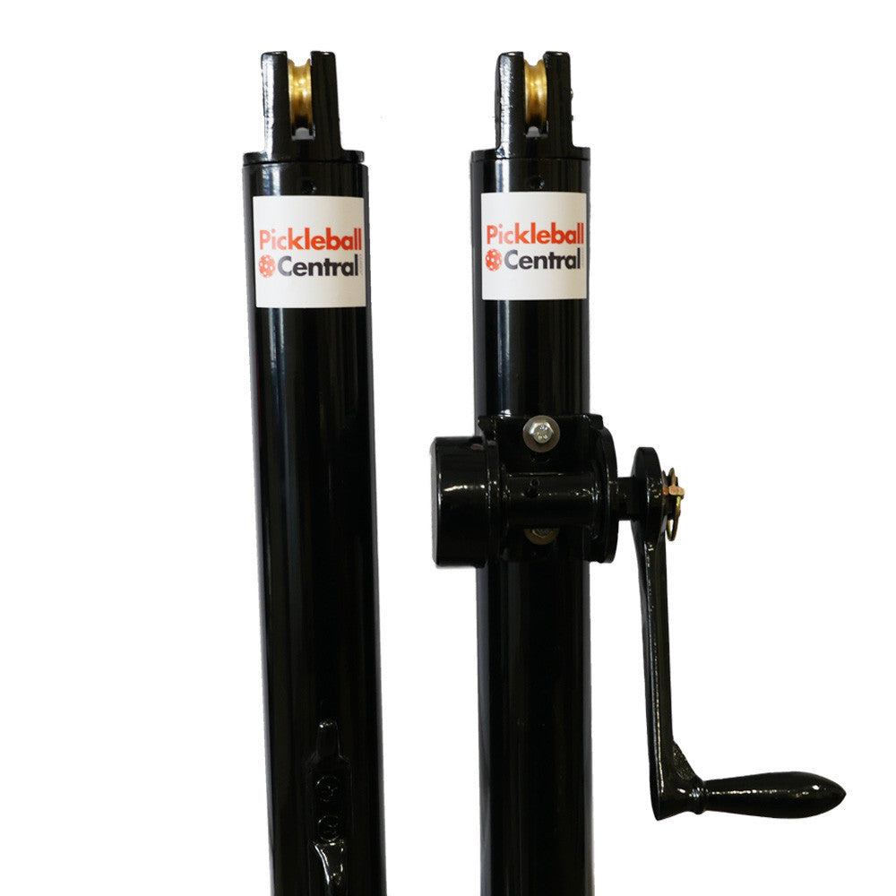 PickleballCentral Heavy-Duty Pickleball Net Posts | Pickleball Sports
