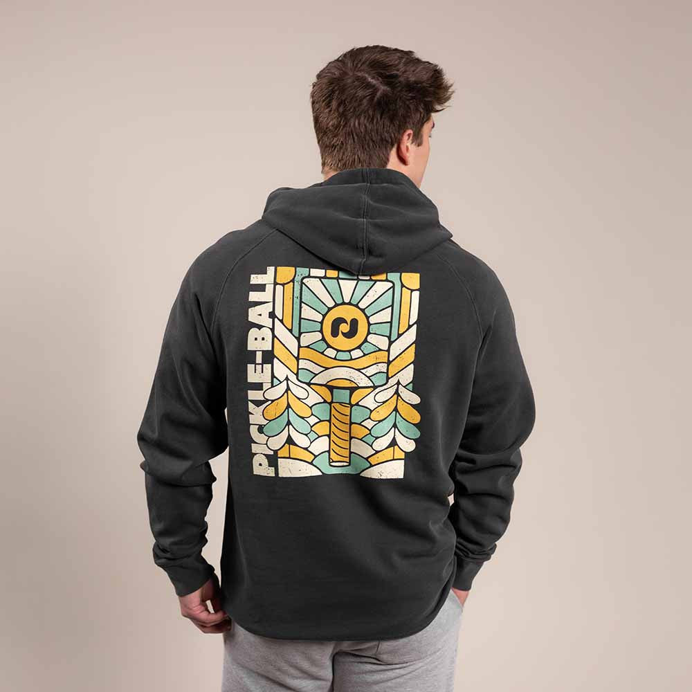 Heritage Pickle-ball Paddle Hooded Sweatshirt - Unisex | Pickleball Sports