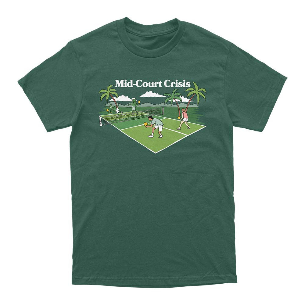 Wallflower Mid Court Crisis T-Shirt - Unisex | Pickleball Sports