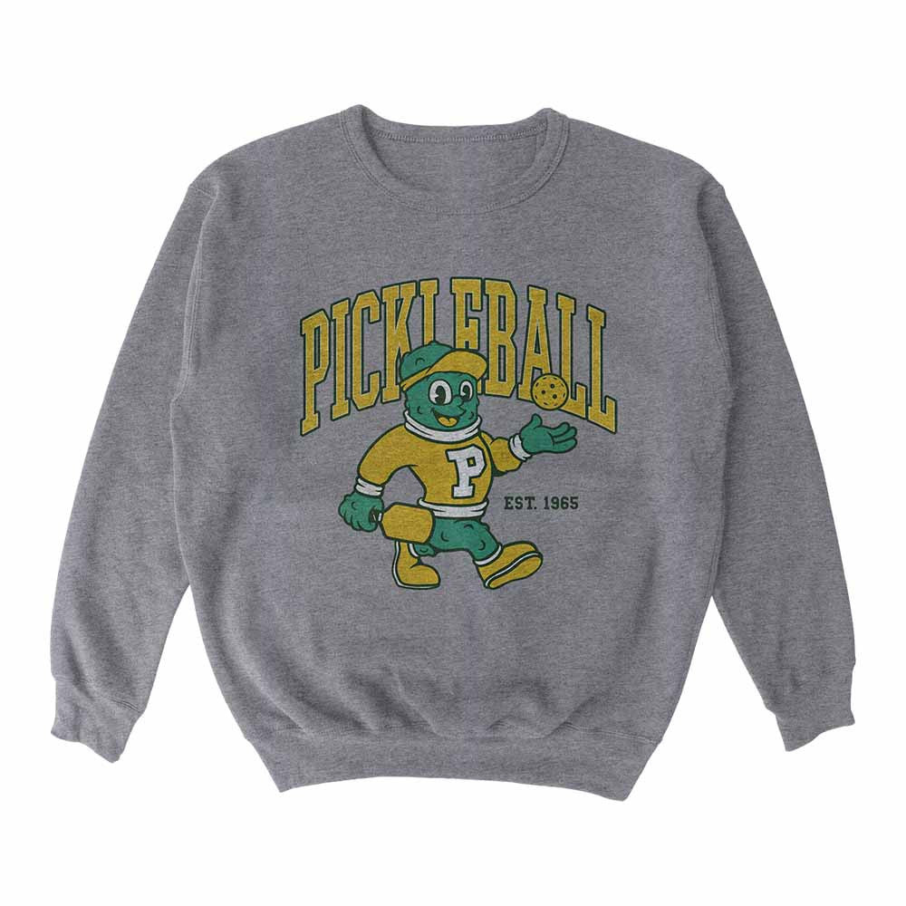 Wallflower Varsity Crewneck Sweatshirt - Unisex | Pickleball Sports