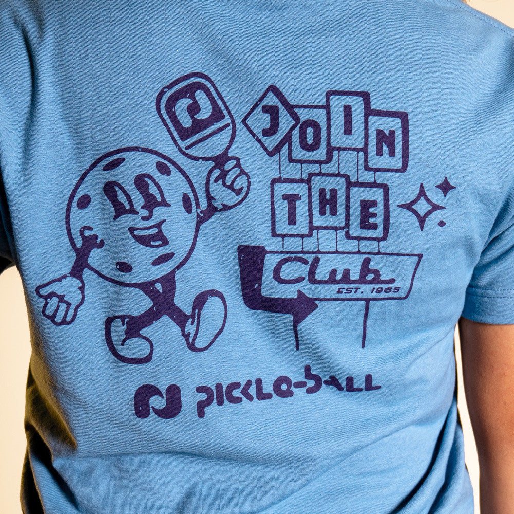 Heritage Pickle-ball Join The Club Retro Ball Tee | Pickleball Sports