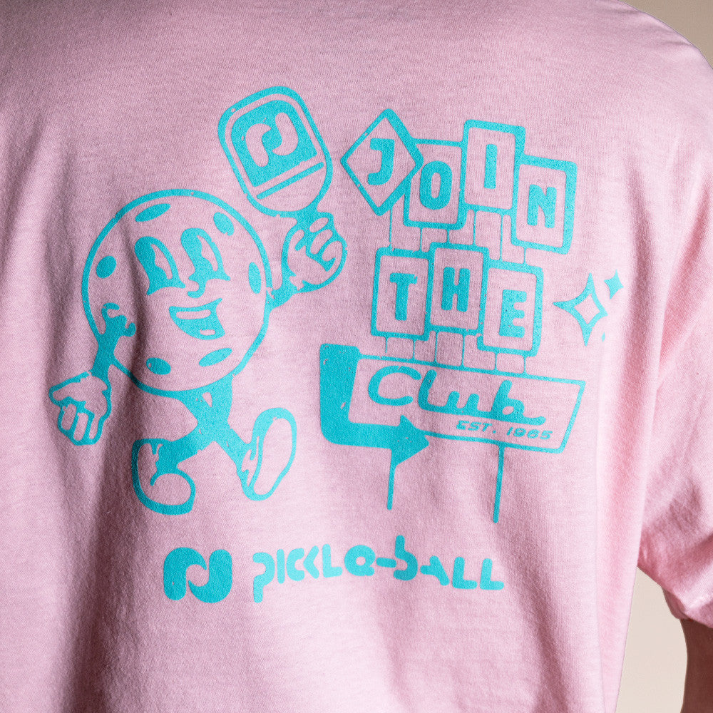 Heritage Pickle-ball Join The Club Retro Ball Tee | Pickleball Sports