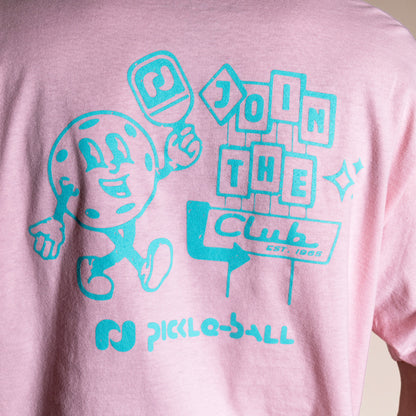 Heritage Pickle-ball Join The Club Retro Ball Tee | Pickleball Sports