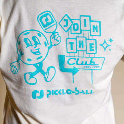 Heritage Pickle-ball Join The Club Retro Ball Tee | Pickleball Sports