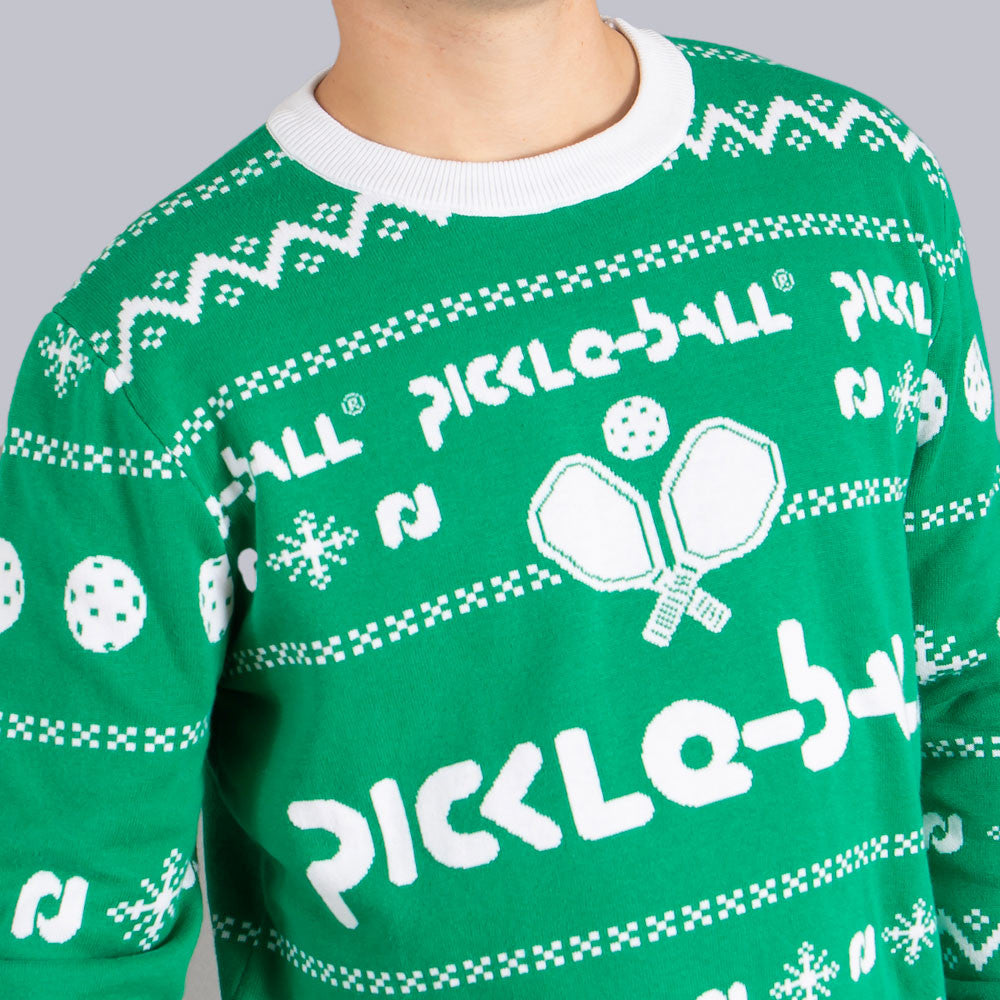 Heritage Pickle-ball Holiday Sweater | Pickleball Sports