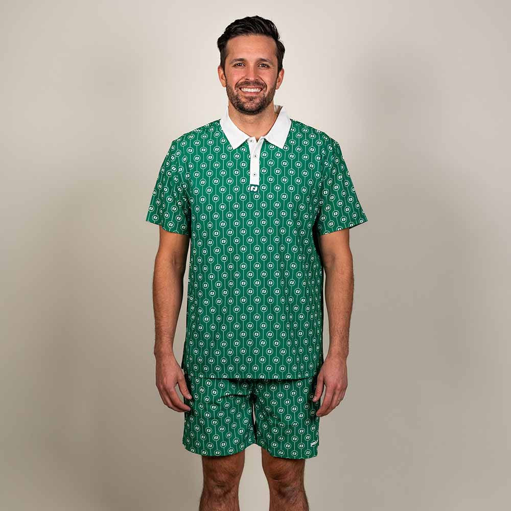 Heritage Pickle-ball Logo Polo - Unisex | Pickleball Sports