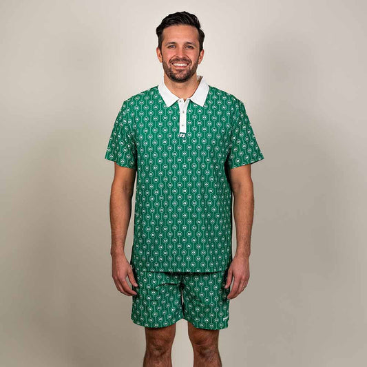 Heritage Pickle-ball Logo Polo - Unisex | Pickleball Sports