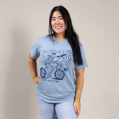 Heritage Pickle-ball Bike Tee - Unisex | Pickleball Sports