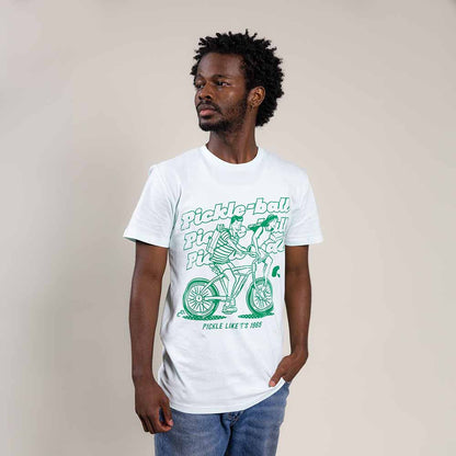 Heritage Pickle-ball Bike Tee - Unisex | Pickleball Sports