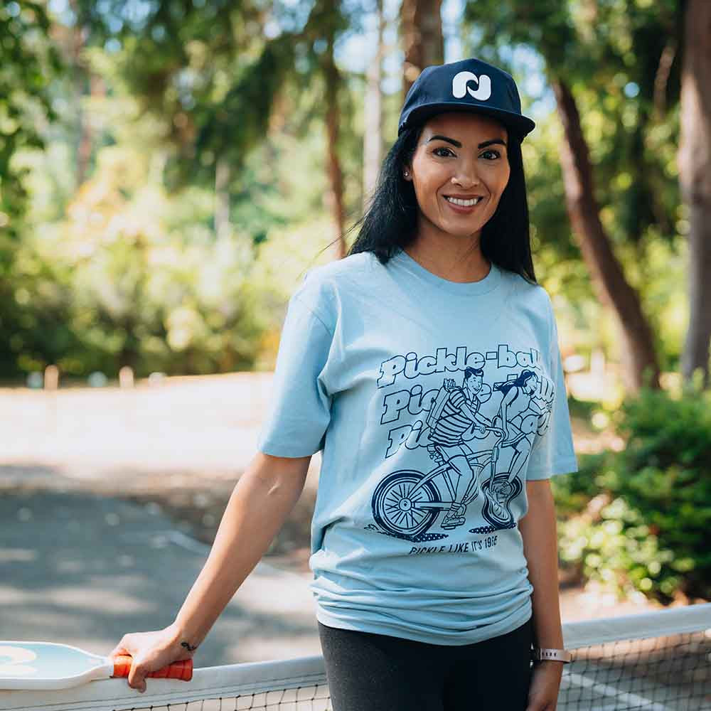Heritage Pickle-ball Bike Tee - Unisex | Pickleball Sports