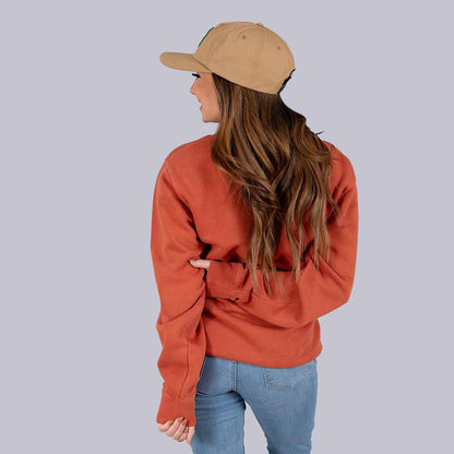 Heritage Pickle-ball Groovy Crew Neck Sweatshirt | Pickleball Sports