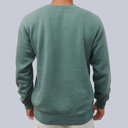 Heritage Pickle-ball Embroidered Cursive Crew Neck Sweatshirt | Pickleball Sports