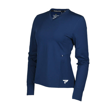 Paddletek Long Sleeve V-Neck Tee | Pickleball Sports
