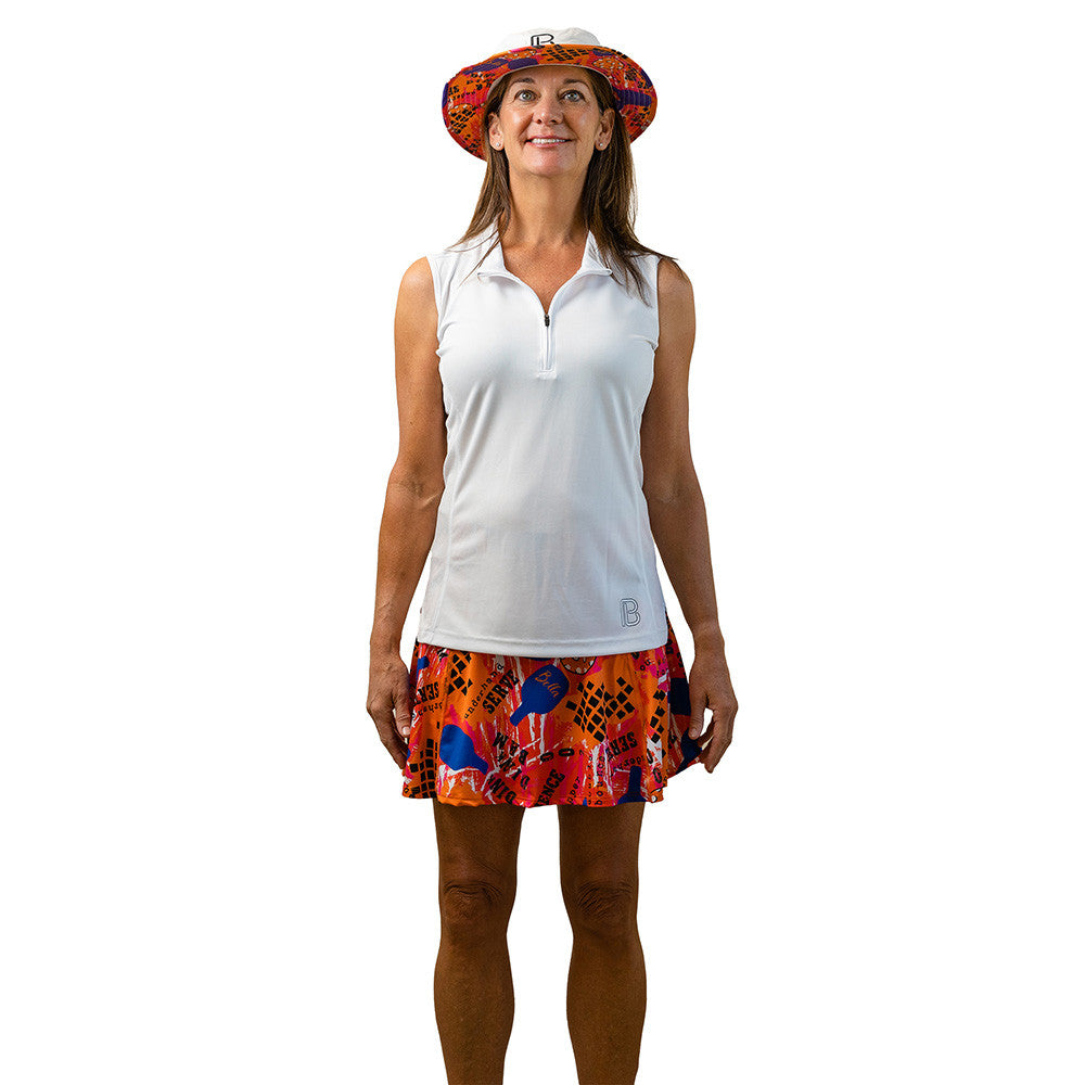 Pickleball Bella Cactus Makes Perfect Drop Pleat Skort | Pickleball Sports