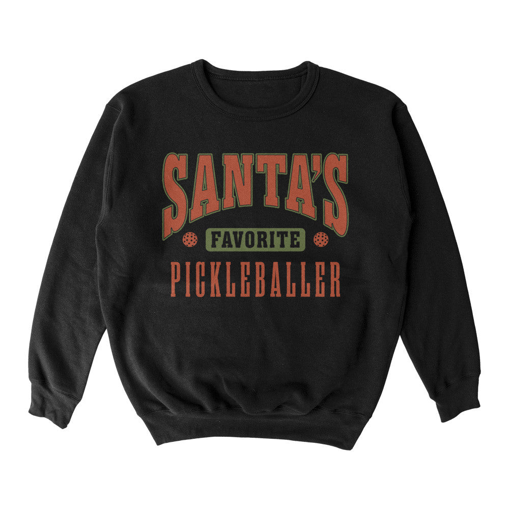 Wallflower Santa Favorite Crewneck Sweatshirt - Unisex | Pickleball Sports