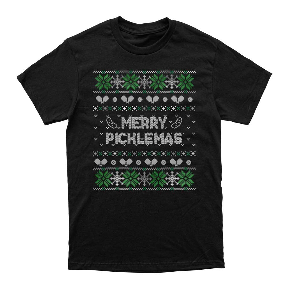 Wallflower Merry Xmas Fairisle T-Shirt - Unisex | Pickleball Sports