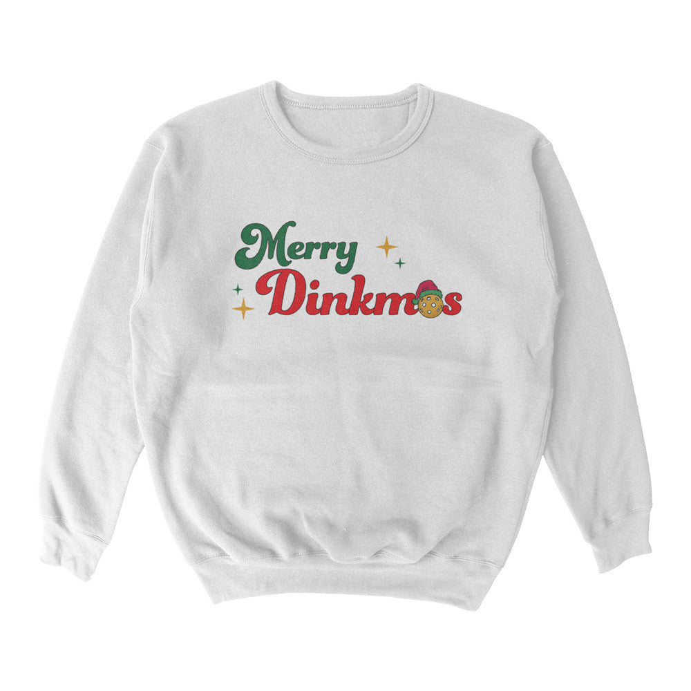 Wallflower Merry Dinkmas Crewneck Sweatshirt - Unisex | Pickleball Sports