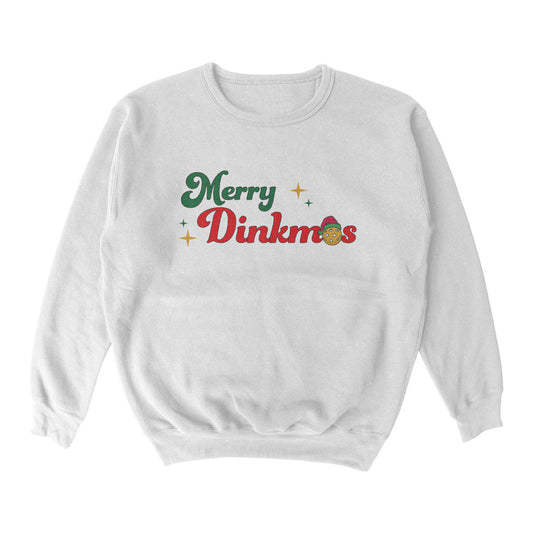 Wallflower Merry Dinkmas Crewneck Sweatshirt - Unisex | Pickleball Sports