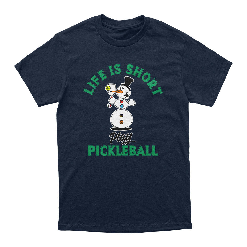 Wallflower Life is Short Melted Snowman T-Shirt - Unisex | Pickleball Sports