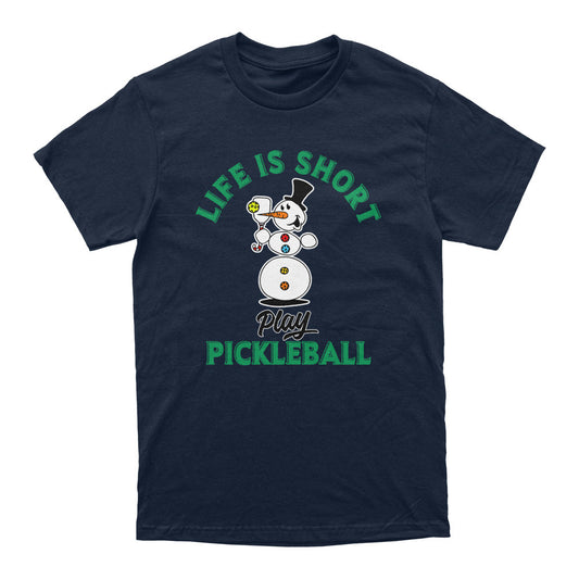 Wallflower Life is Short Melted Snowman T-Shirt - Unisex | Pickleball Sports