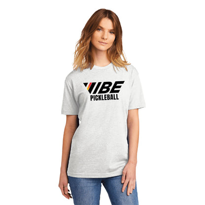 VIBE Pickleball Logo White T-Shirt | Pickleball Sports