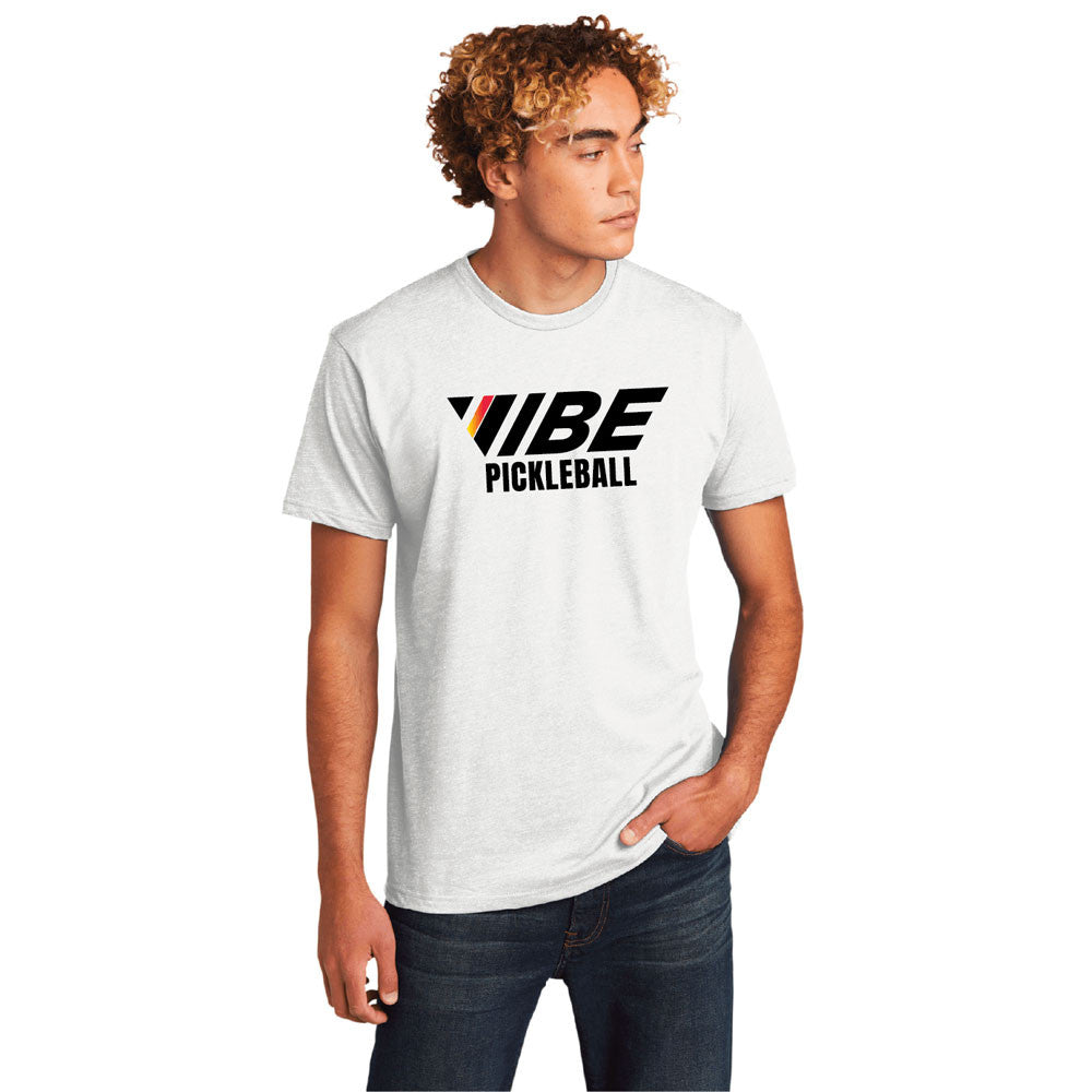 VIBE Pickleball Logo White T-Shirt | Pickleball Sports